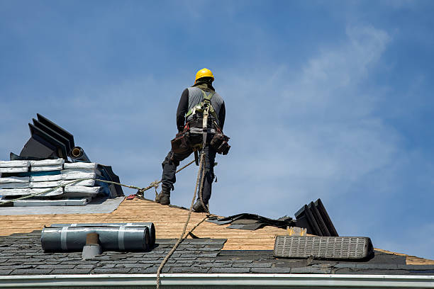 Professional Roof Replacement technician working in Jackson, CA